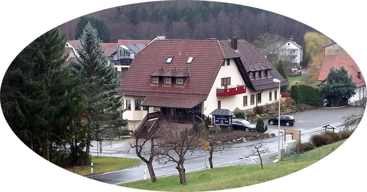 Hotel Landgasthof Zum Hirschen Hafenlohr Exterior foto